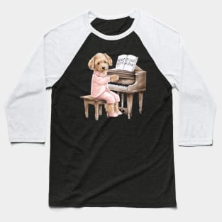 piano dog Baseball T-Shirt